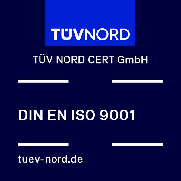 TÜV Nord ISO-Zertifiziert
